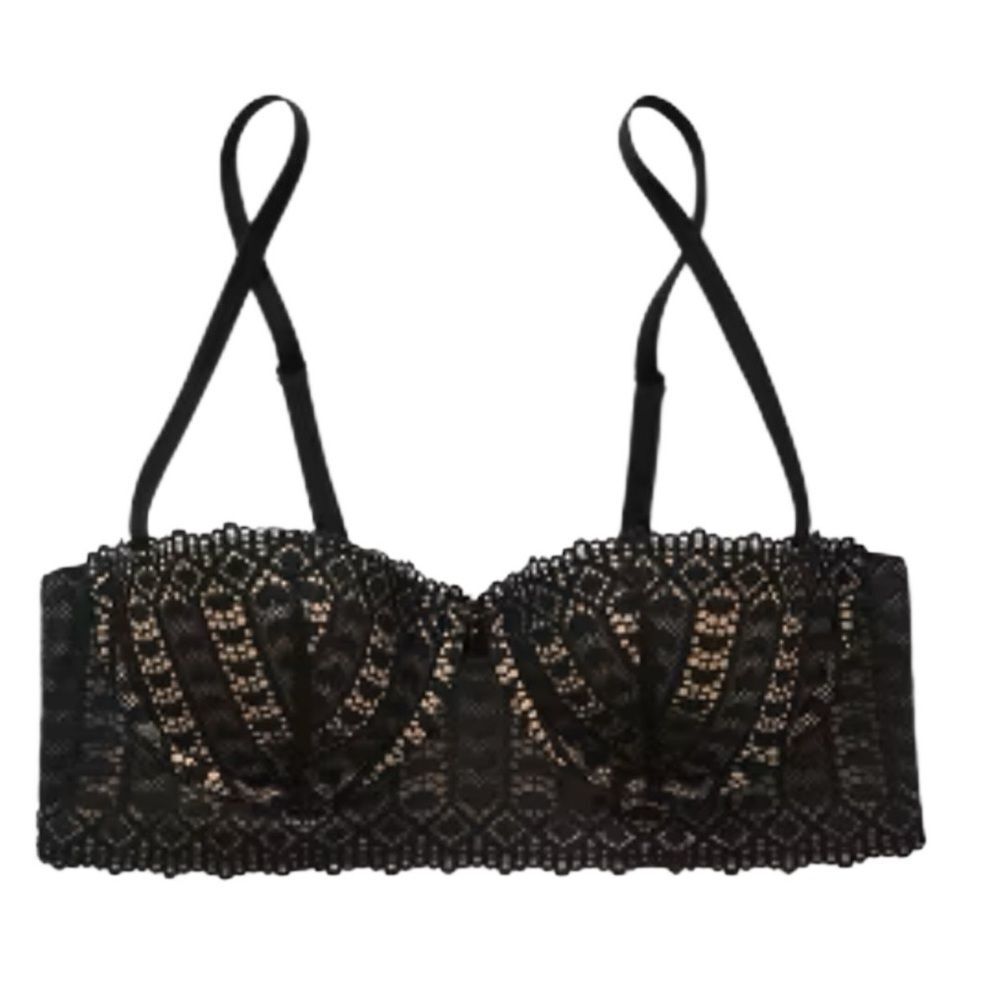 NWT Adore Me Jet Black Nymphadora Bra